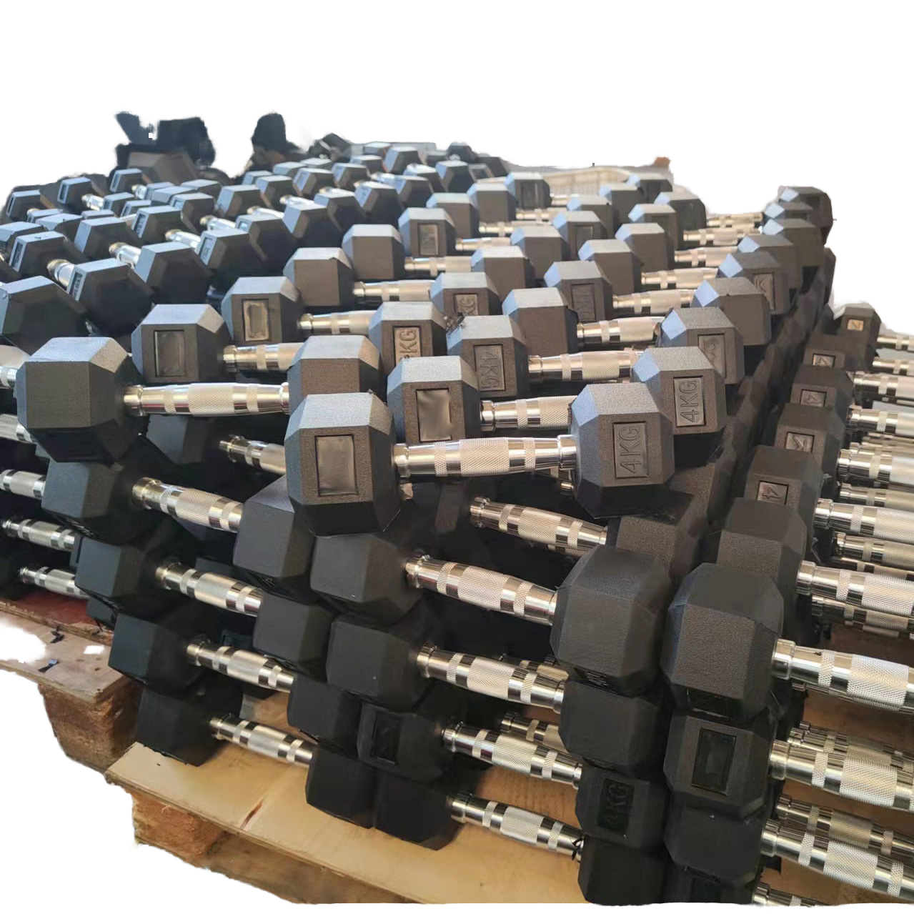 Hex Dumbbell Set - Cast Iron Hex Dumbbells for Home