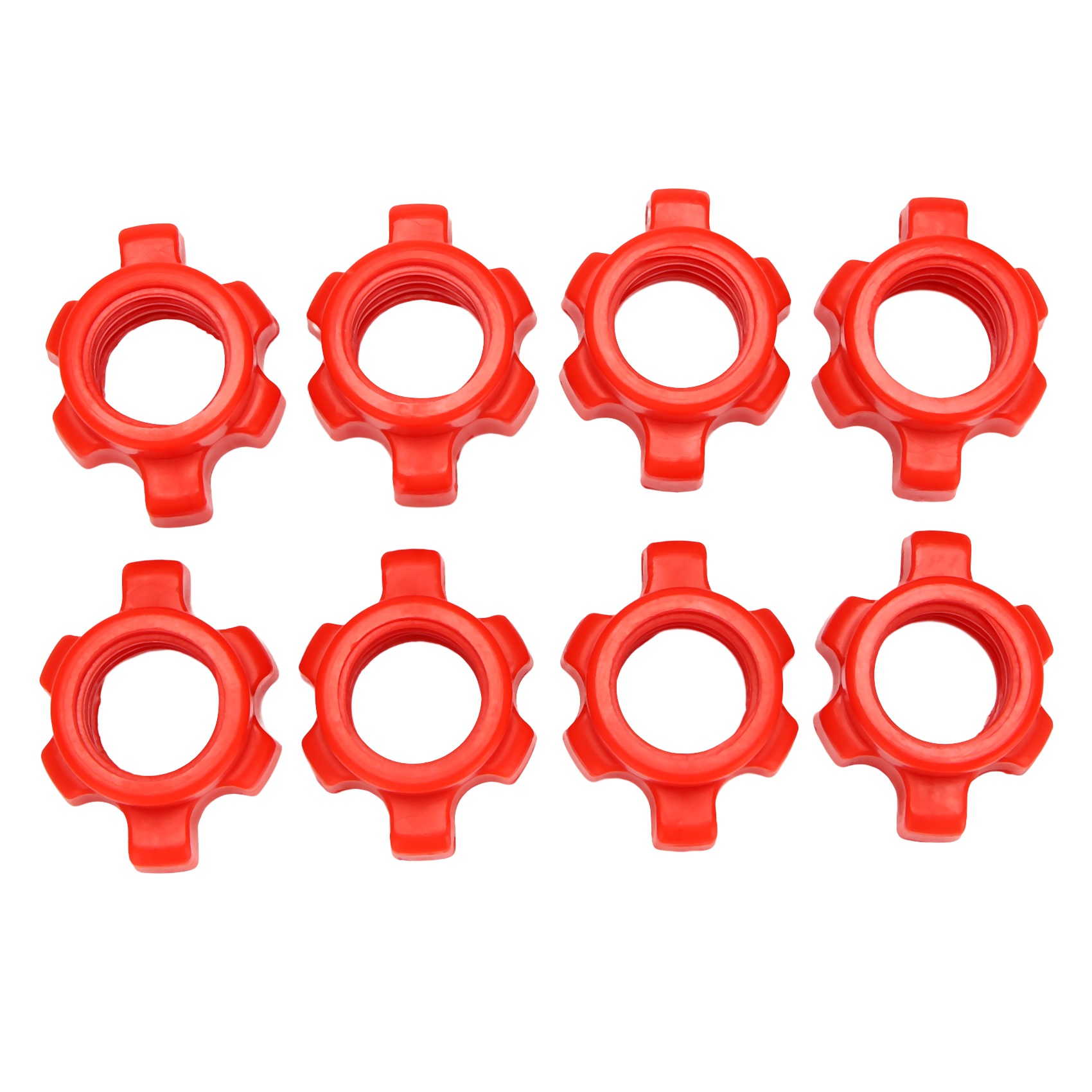 Hex Dumbbell Set - 8PCS Dumbbell Nut,Dumbbell Rod Nut,Spinlock Collars