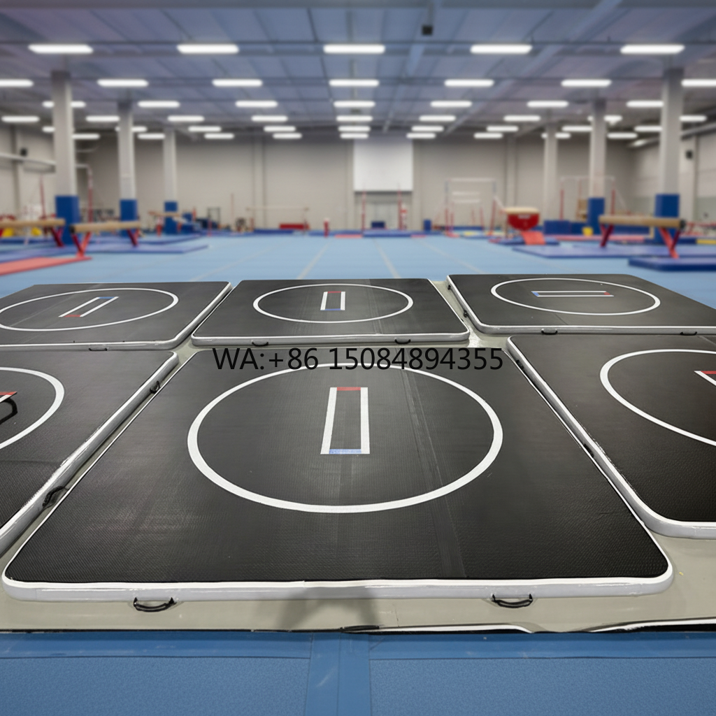 Home Gym Mma - Premium Inflatable Wrestling and Gymnastics Mat