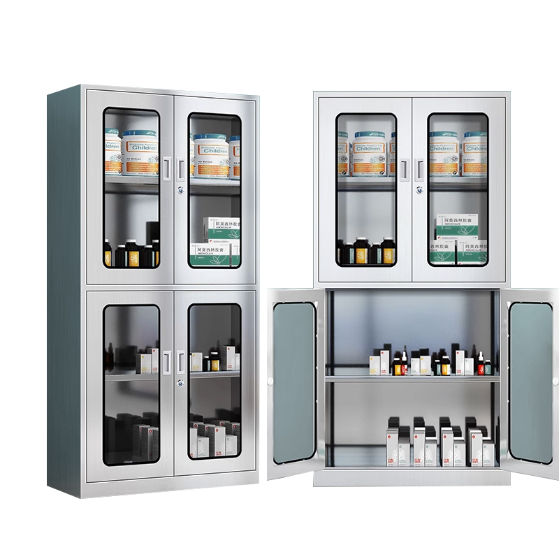 Home Gym Outdoor - Modern 304 Stainless Steel Locker Herb-Drug