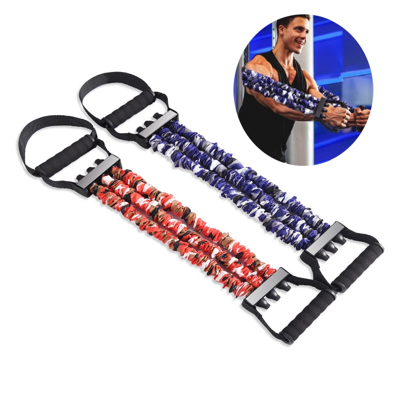 Home Gym Needs - Chest Expander Resistance Band Elastic Pull