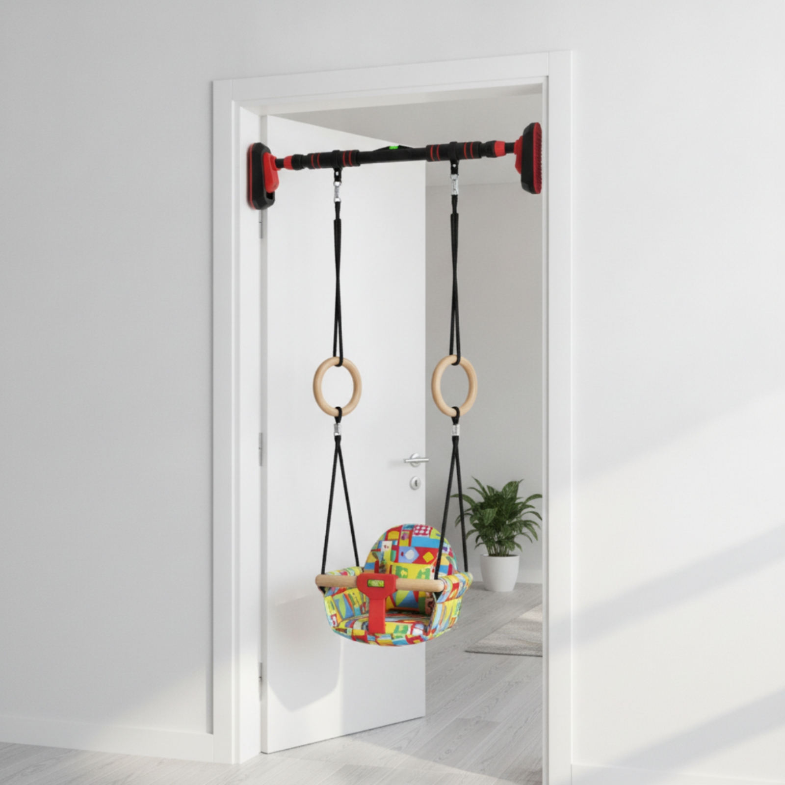 Home Gym In Apartment - Doorway Pull up Bar Telescopic Doorway