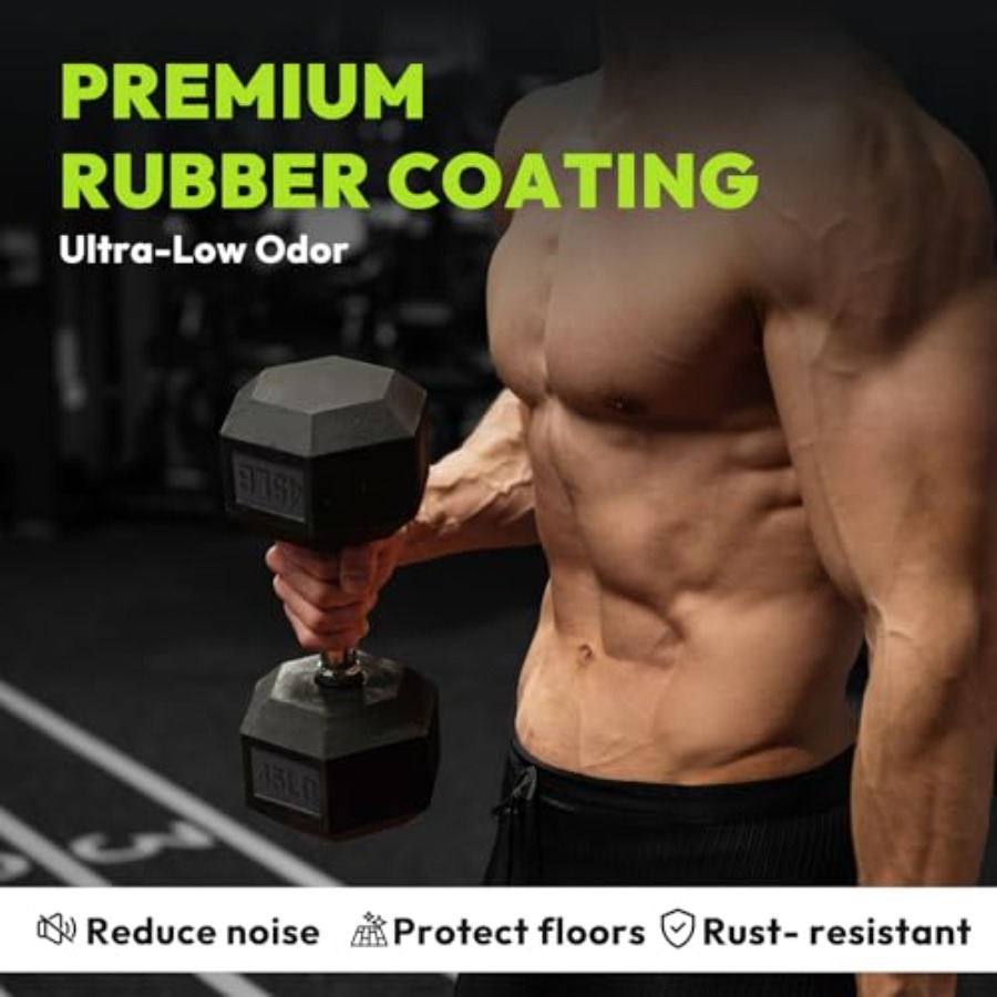 Hex Dumbbell 45-480 lb Set Rub - Hex Dumbbell Set review and price