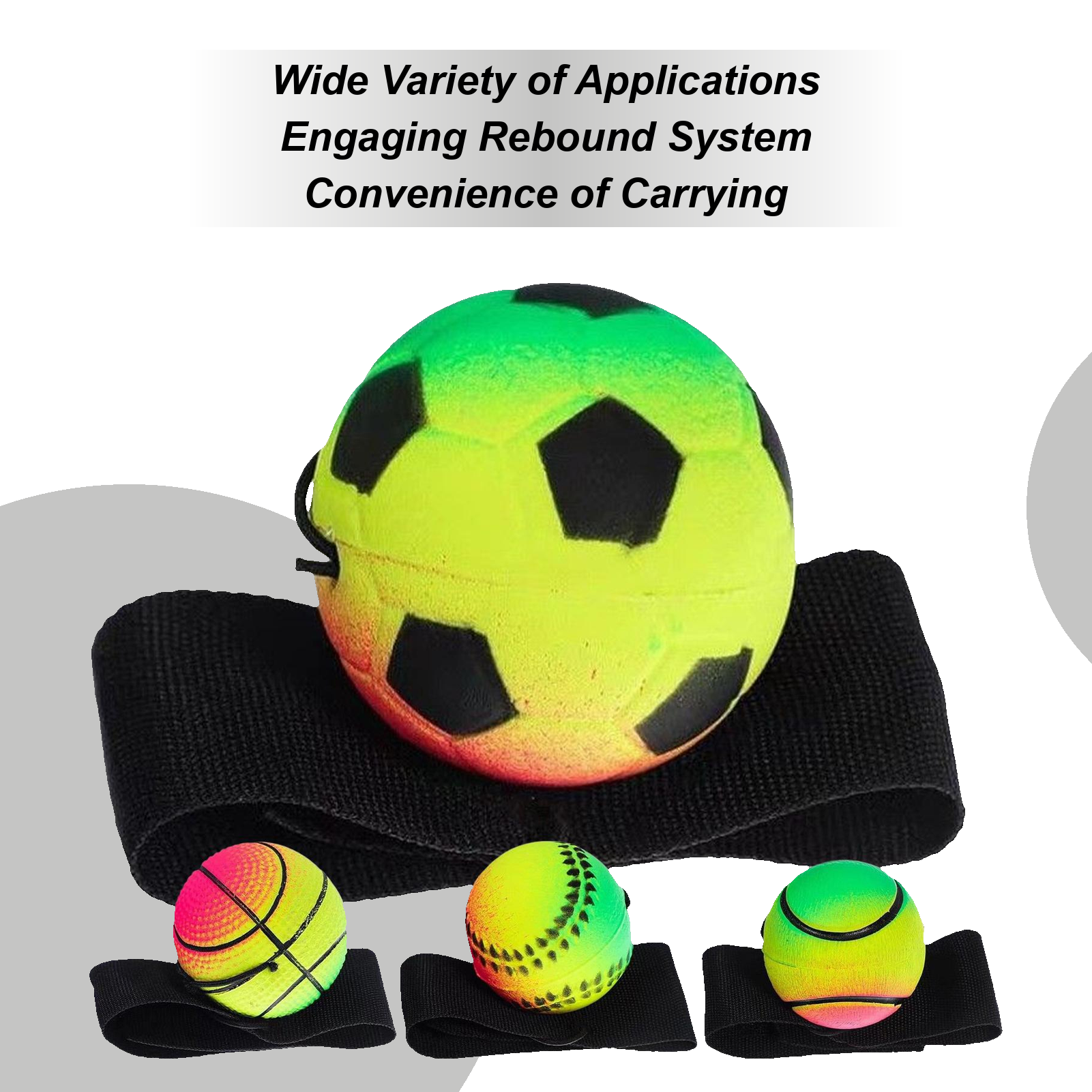 Wrist Ball 4-Piece Rubber Wris - Home Gym Luxury review and price