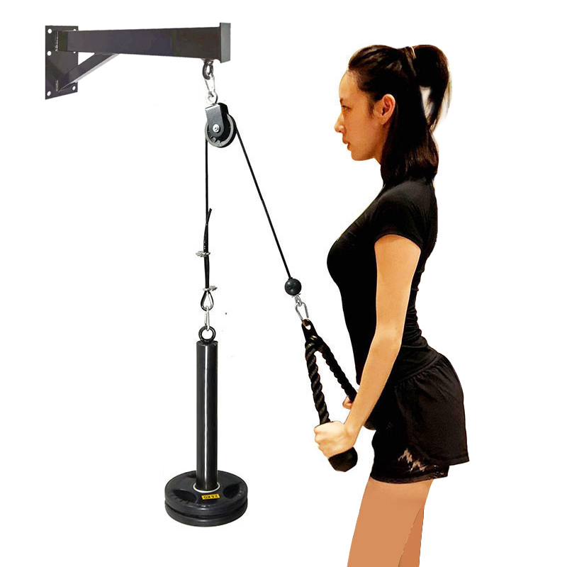 Gym Wall Mounted Fitness DIY P - Home Gym Cable Pulley System review and price