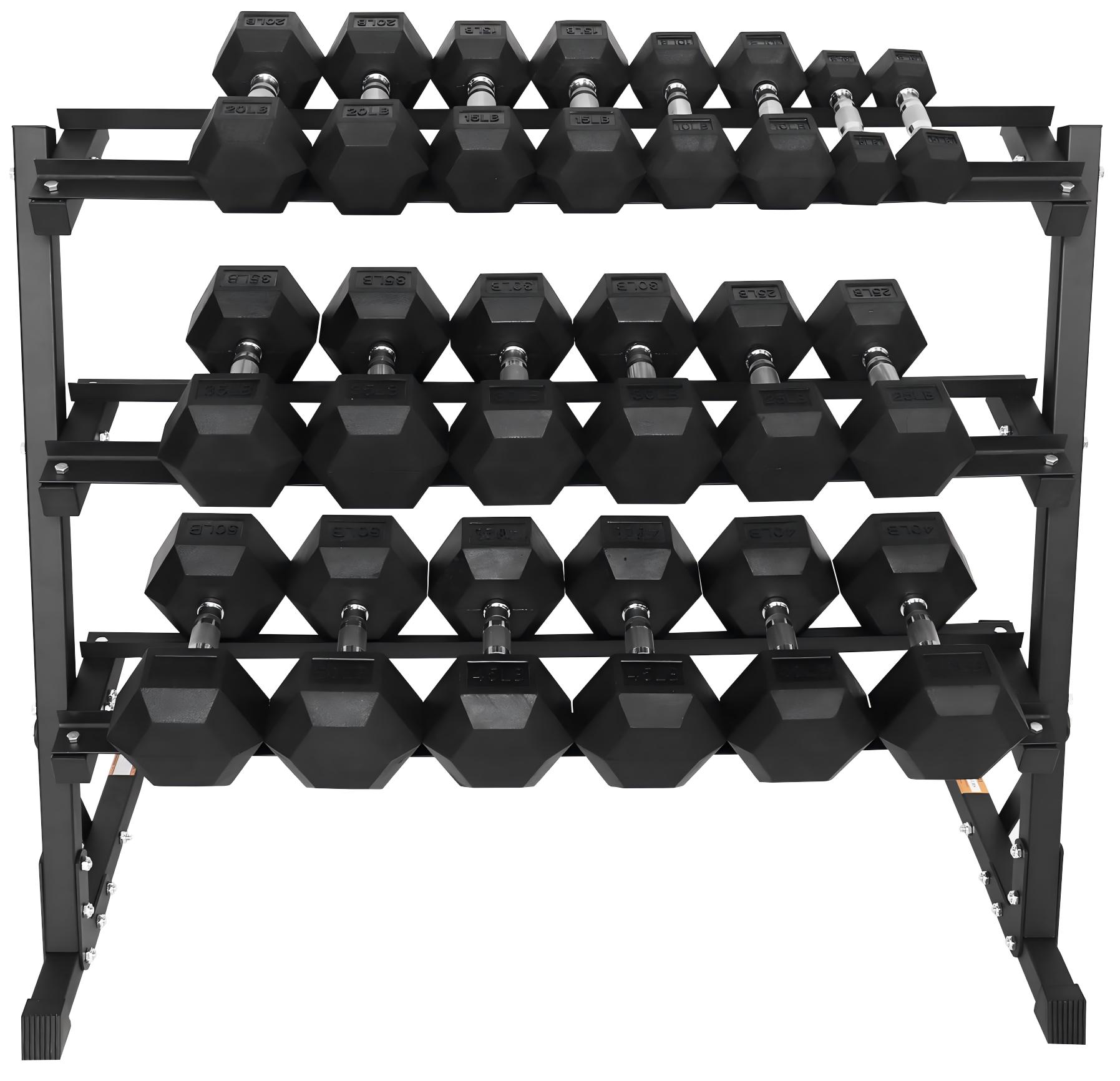 Premium Rubber Coated Hex Dumb - Hex Dumbbell Set review and price