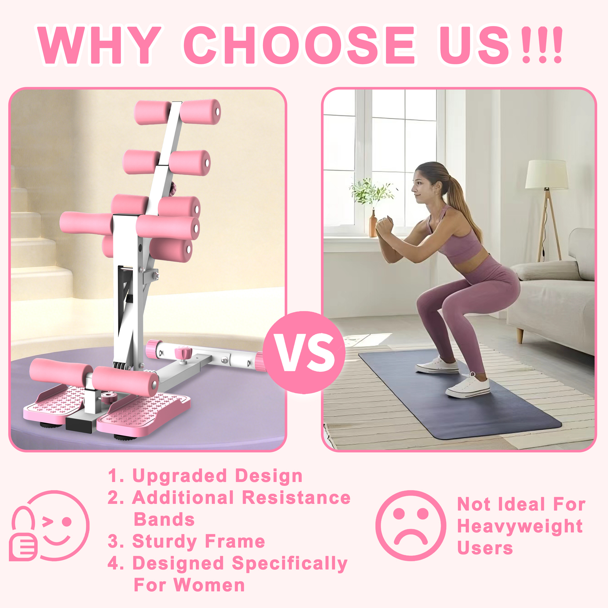 Deep Squat Machine with Resist - Home Gym In Apartment review and price