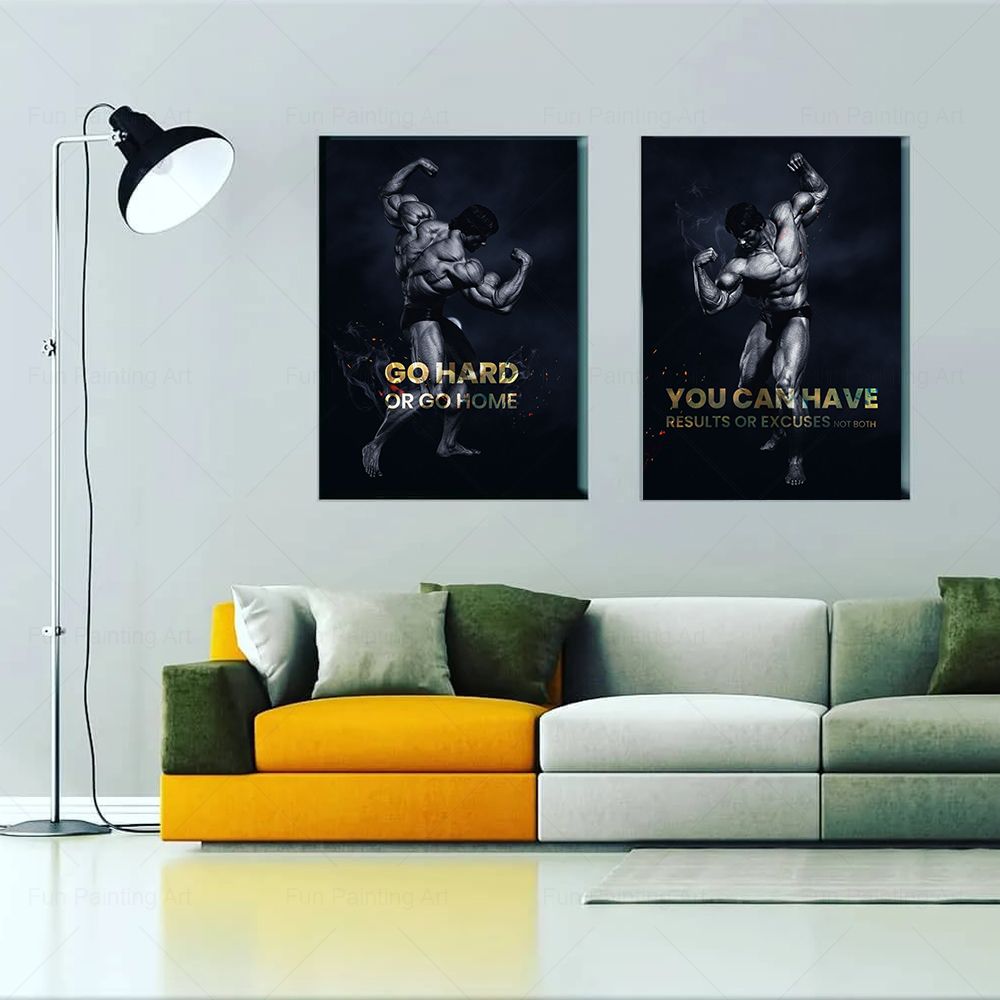 Go Hard Or Go Home Quote Motiv - Home Gym Yes Or No review and price