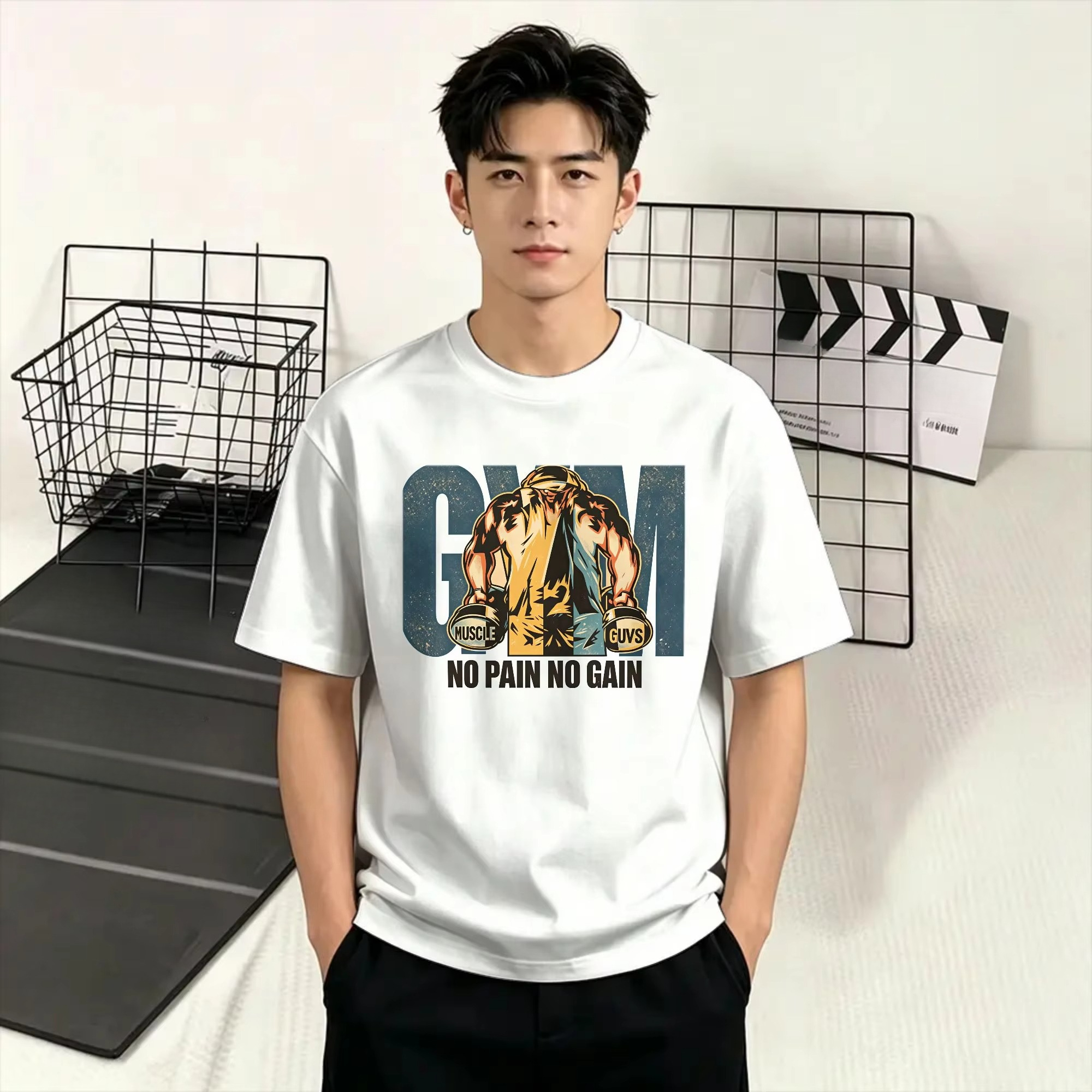 Men's T-Shirts Gym Bodybuildin - Home Gym China review and price