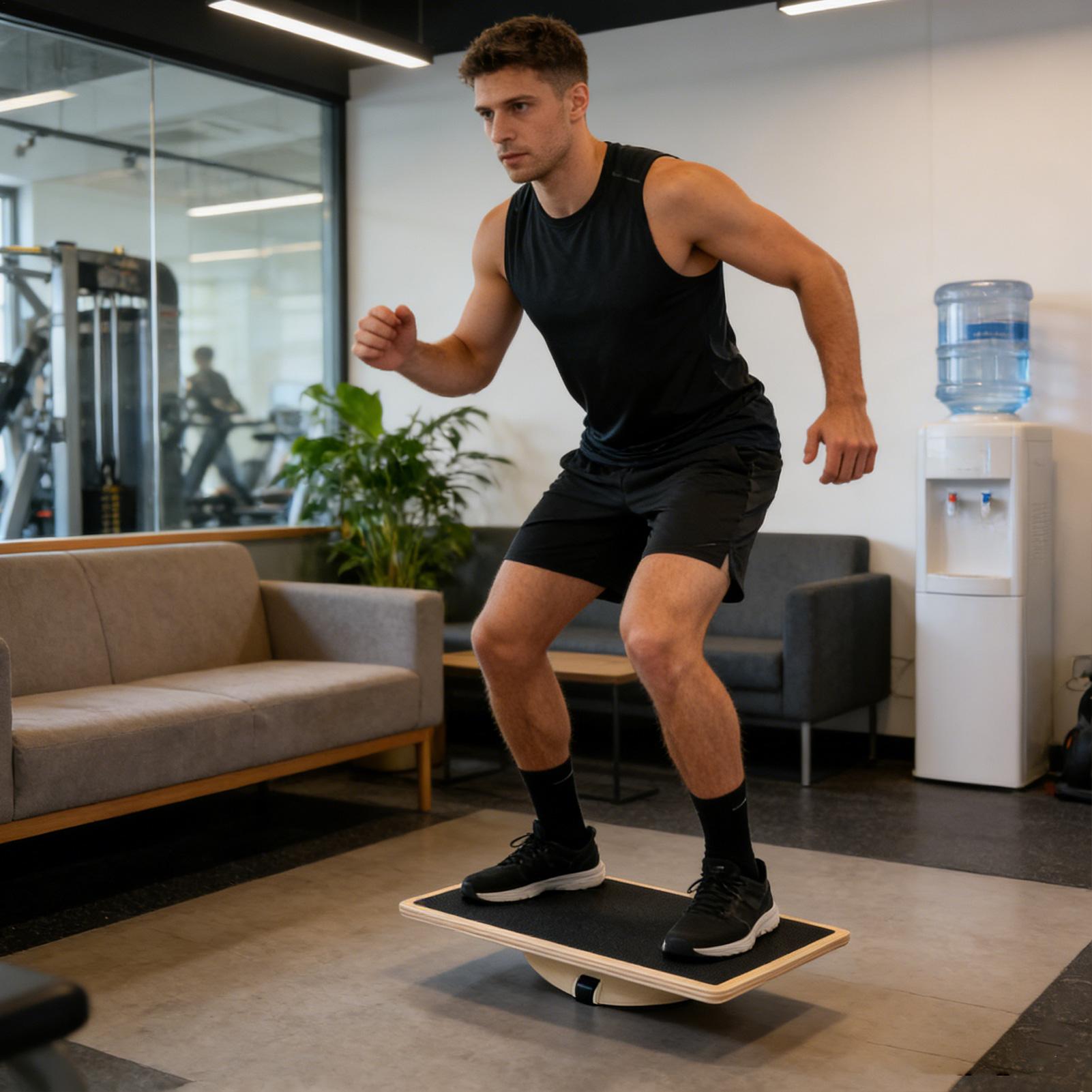 Wood Wobble Board Wood Non-Sli - Home Gym In Apartment review and price