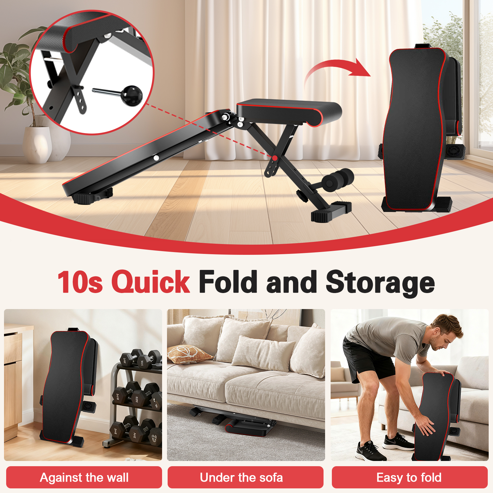 Multifunctional Dumbbell Bench - Home Gym Needs review and price