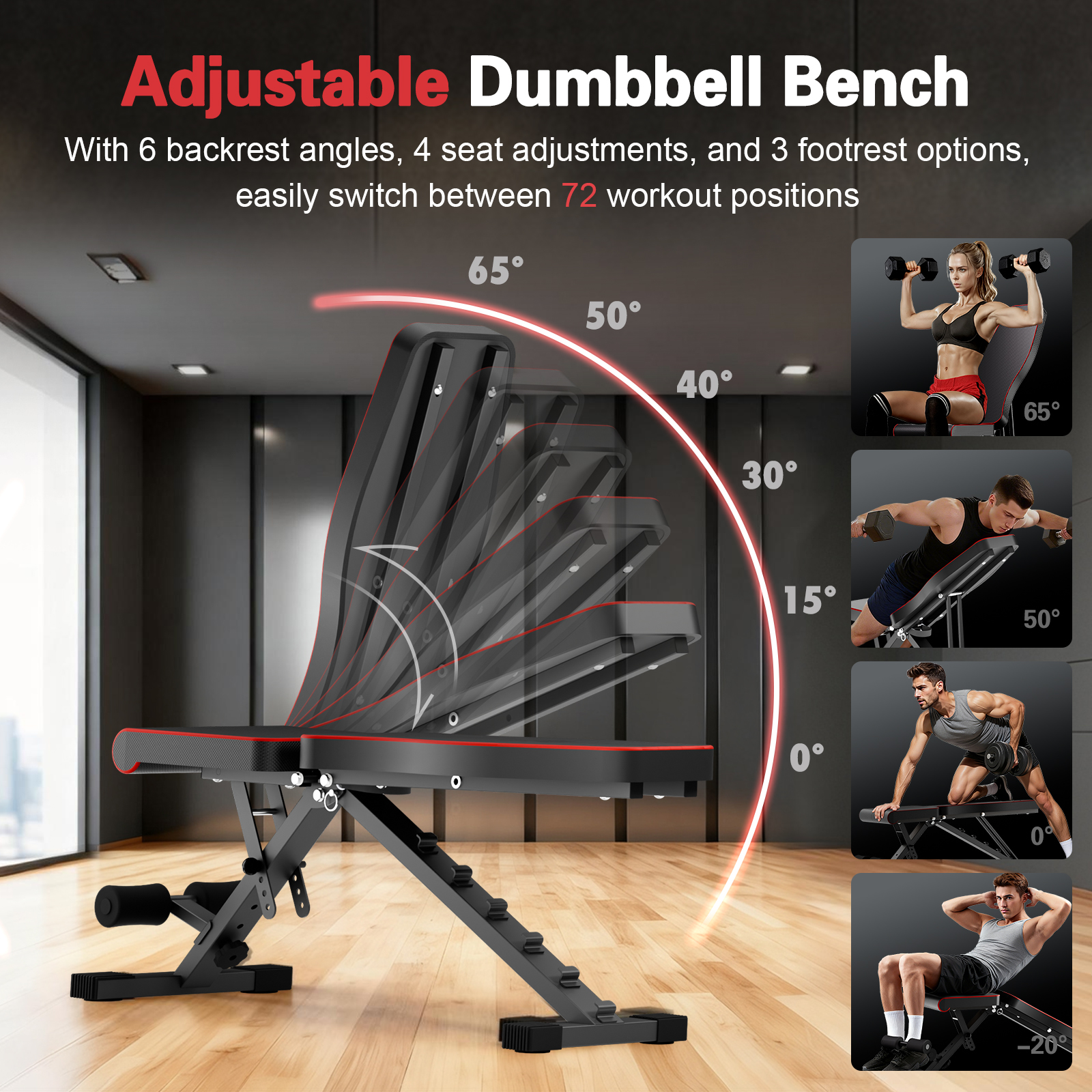 Multifunctional Dumbbell Bench - Home Gym Needs review and price