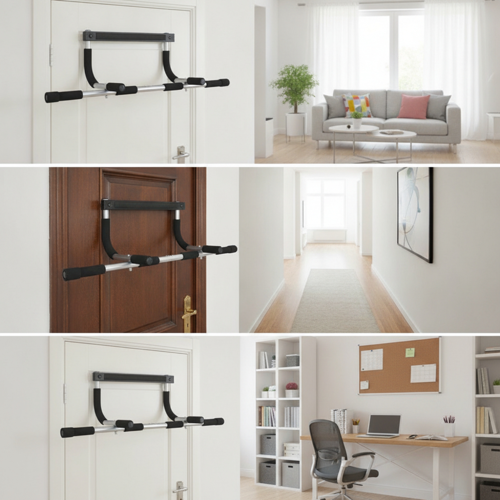 Doorway Pull-up Bar No Drillin - Home Gym In Apartment review and price