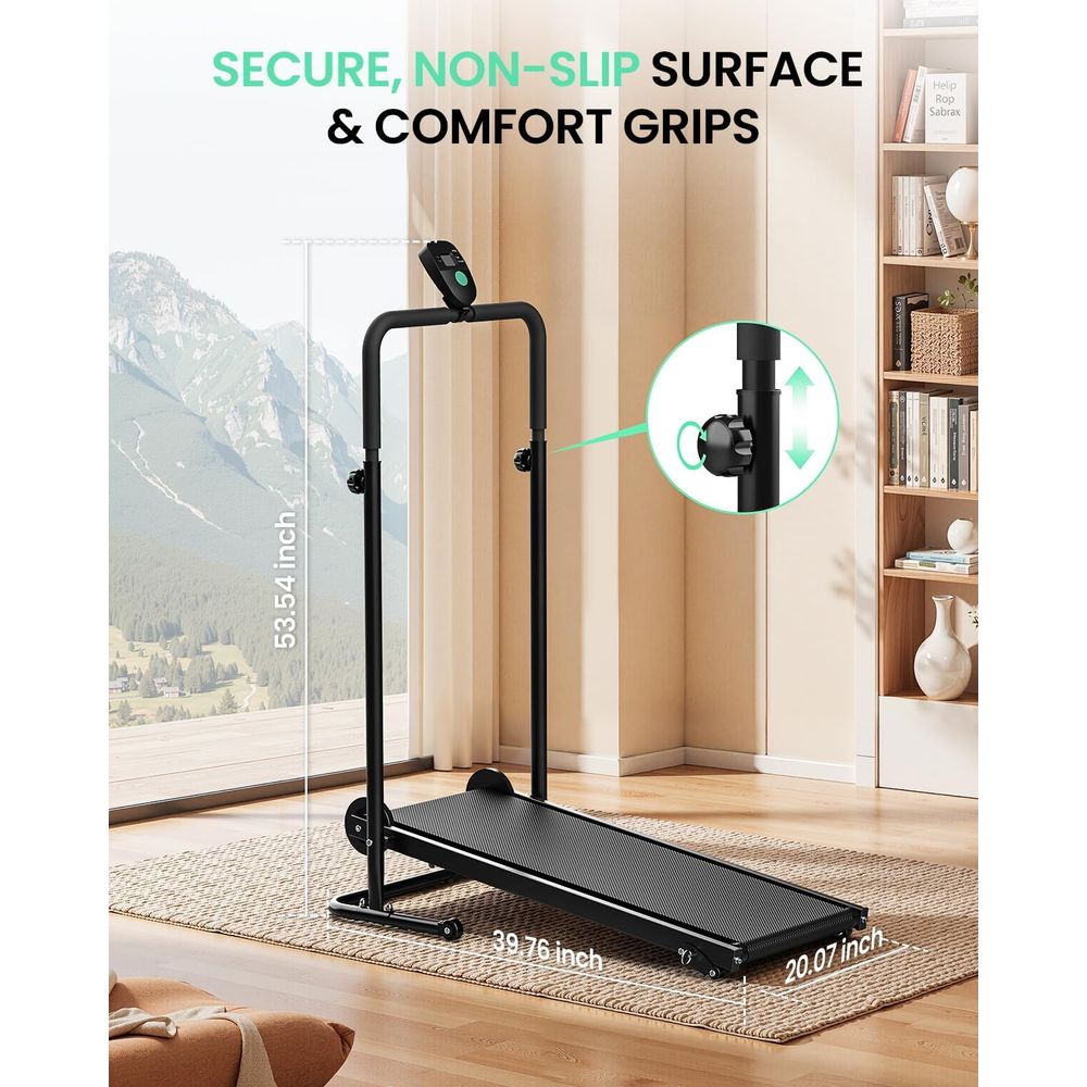 Manual Treadmill with Dual Whe - Home Gym Yes Or No review and price