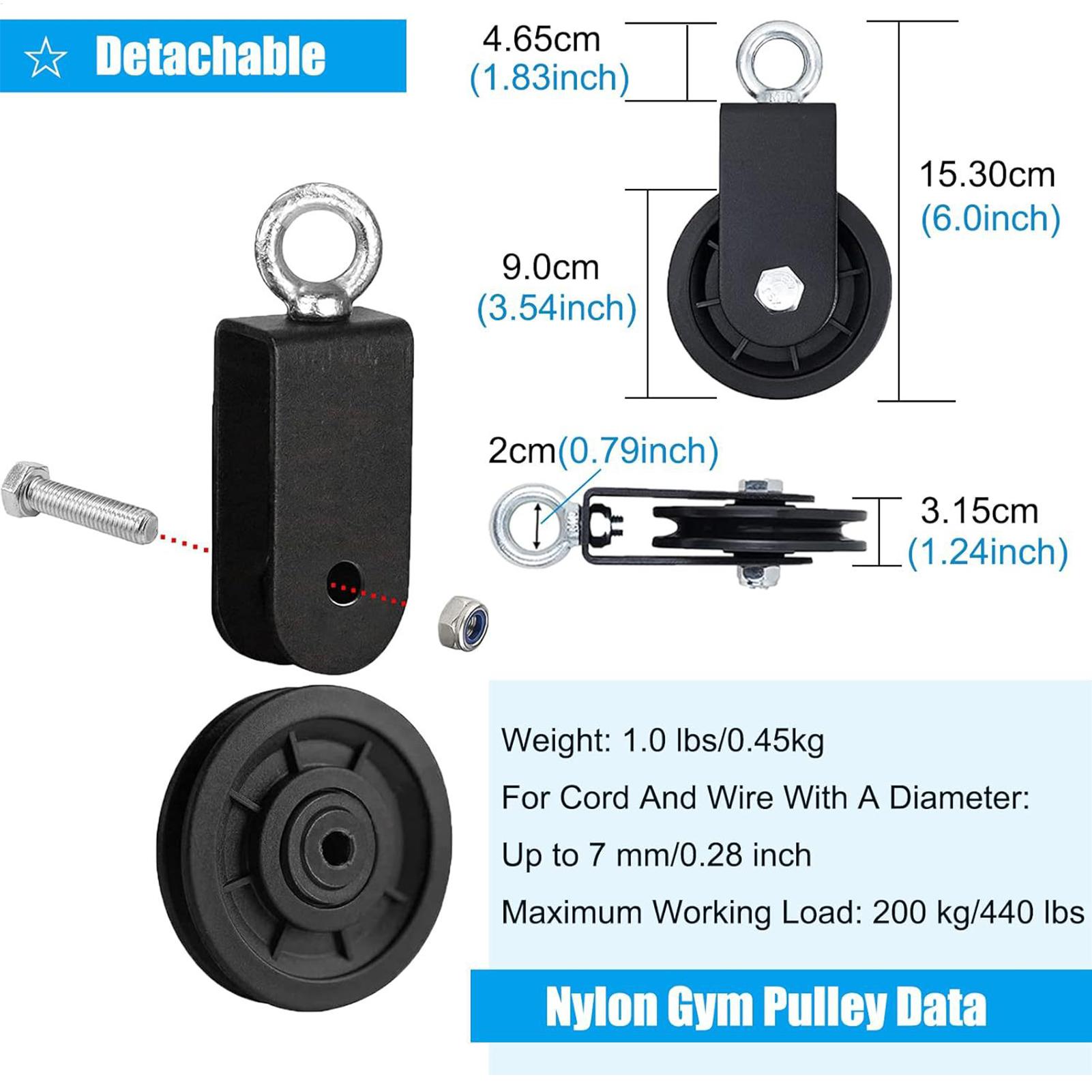 Gym Pulley Wheel Heavy Duty St - Home Gym Cable Pulley System review and price