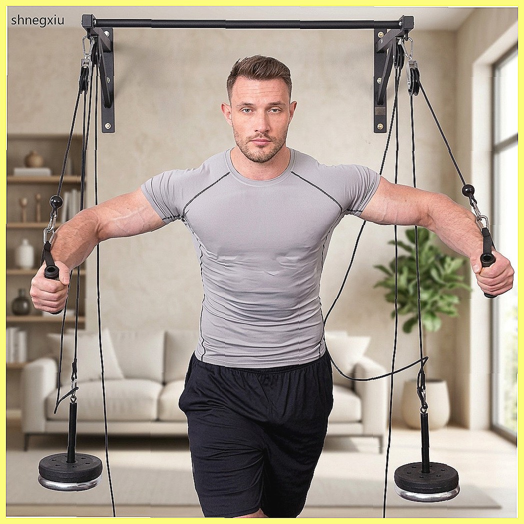 Wall Mounted DIY Fitness Pulle - Home Gym Cable Pulley System review and price