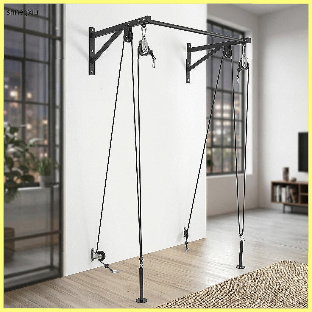 Wall Mounted DIY Fitness Pulle - Home Gym Cable Pulley System review and price