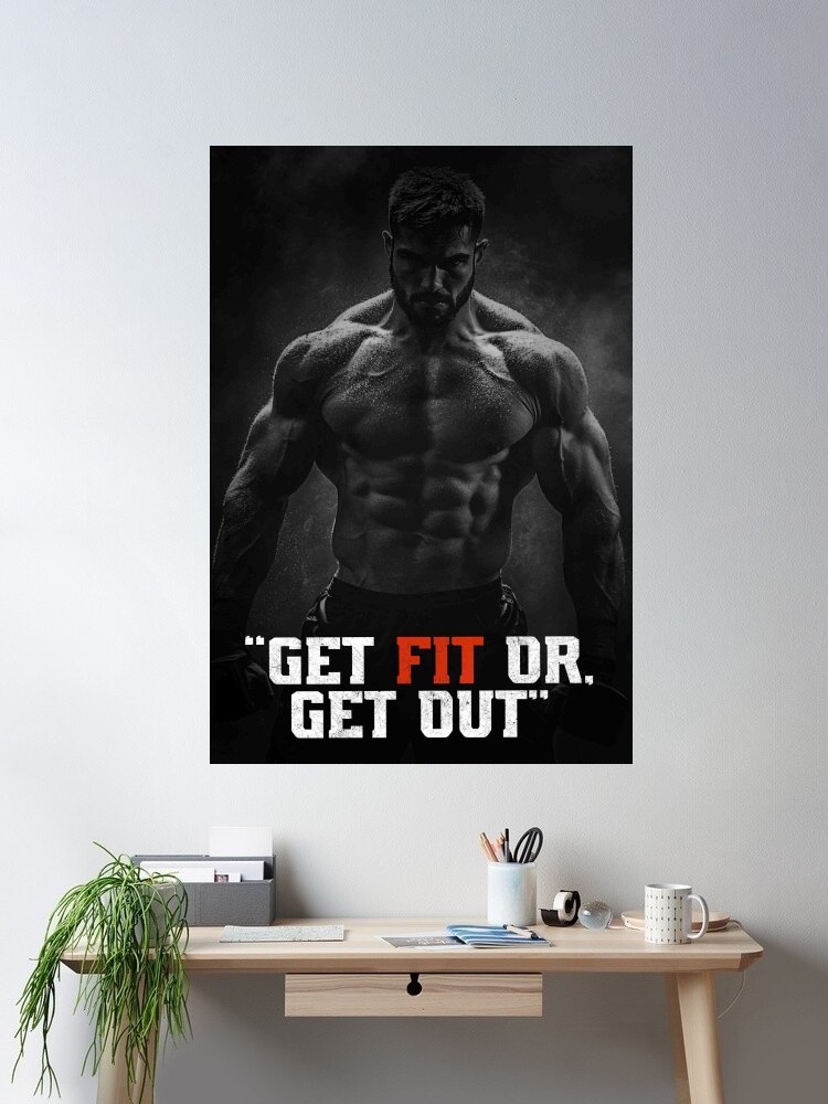 Get Fit OR Get Out GYM Motivat - Home Gym Yes Or No review and price