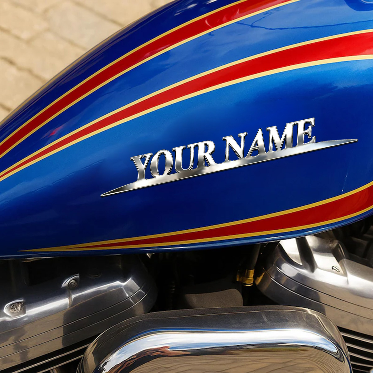 Metal Trendy YOUR NAME Sticker - Weight Plate Bumper review and price