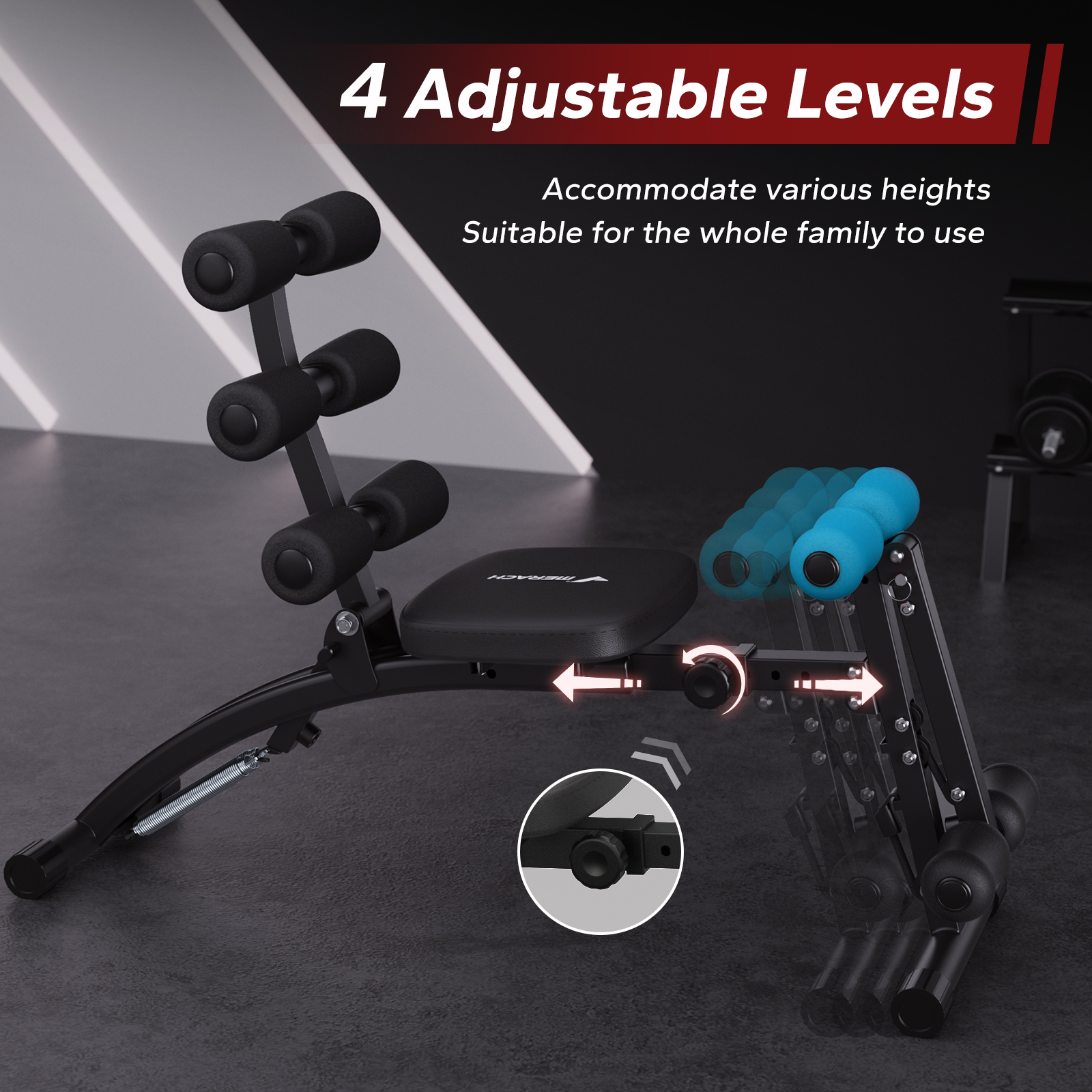 MERACH Ab Machine Multi-Functi - Home Gym Needs review and price