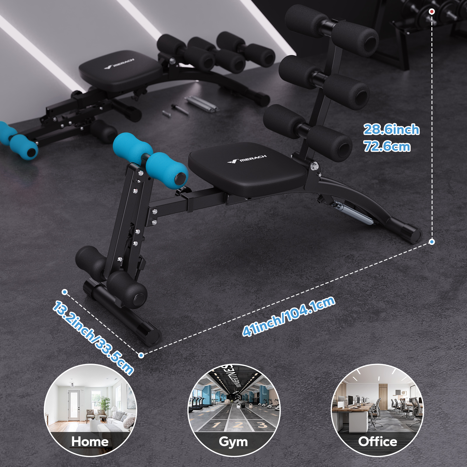 MERACH Ab Machine Multi-Functi - Home Gym Needs review and price