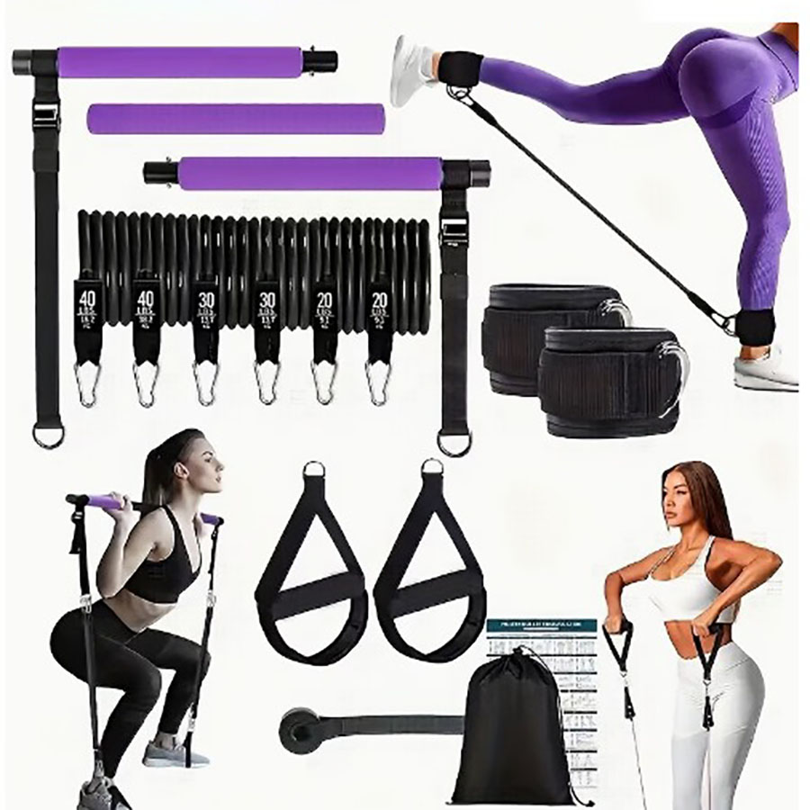 180lbs Resistance Bands with A - Home Gym Needs review and price