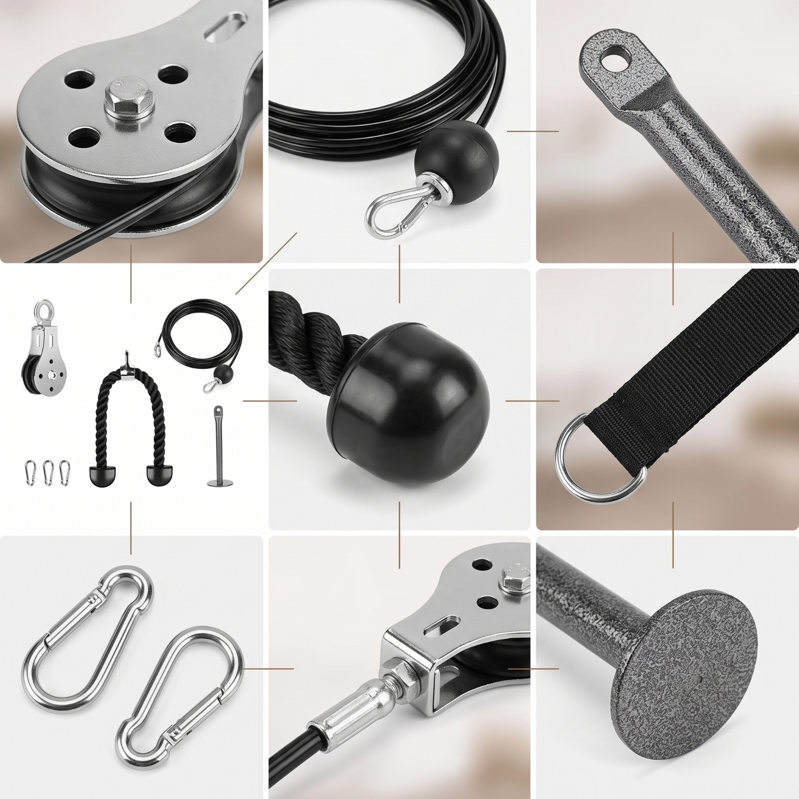 Home Gym Pulley System Smooth  - Home Gym Cable Pulley System review and price
