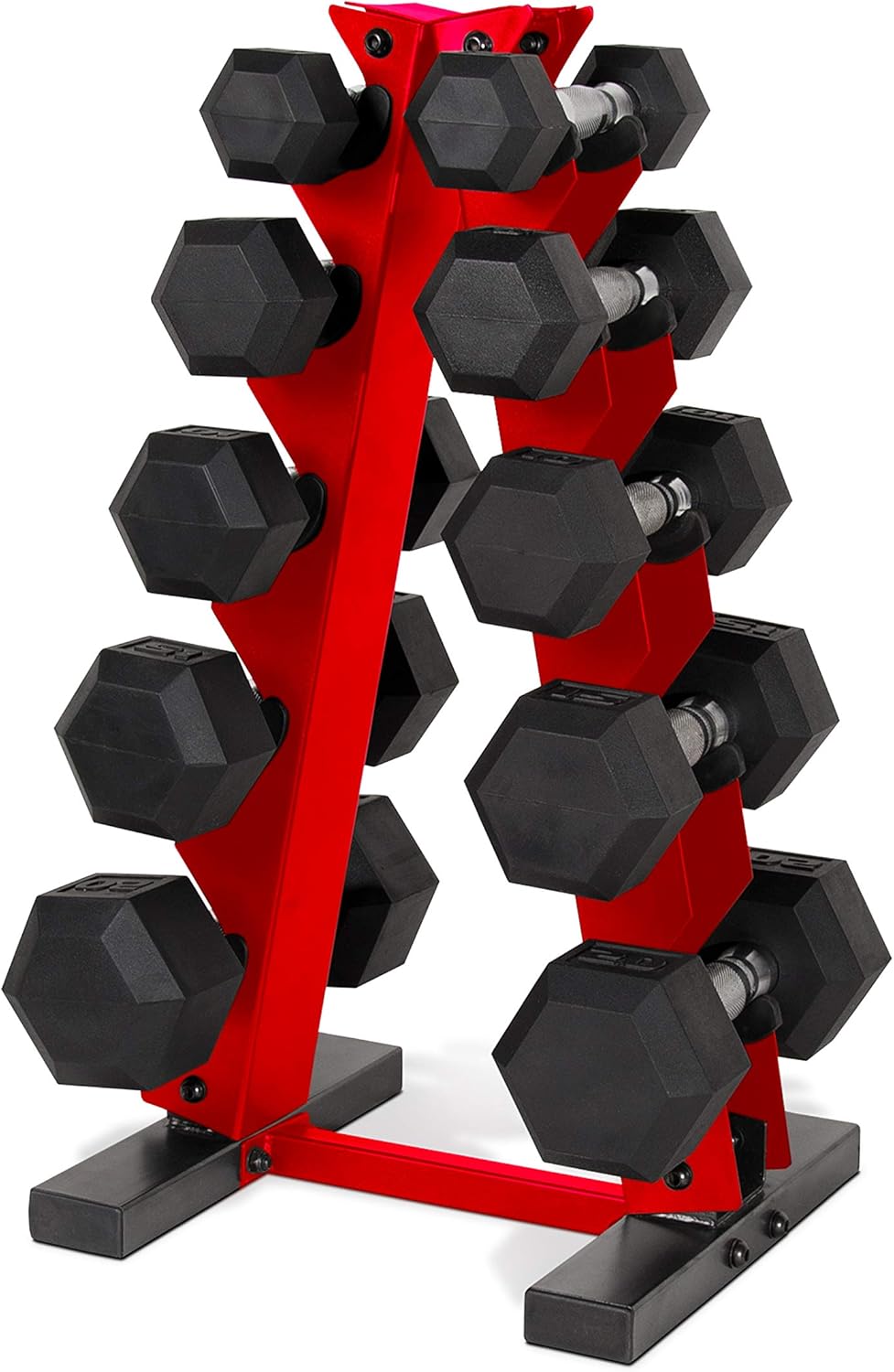 Coated Hex Dumbbell Weight Set - Hex Dumbbell Set review and price
