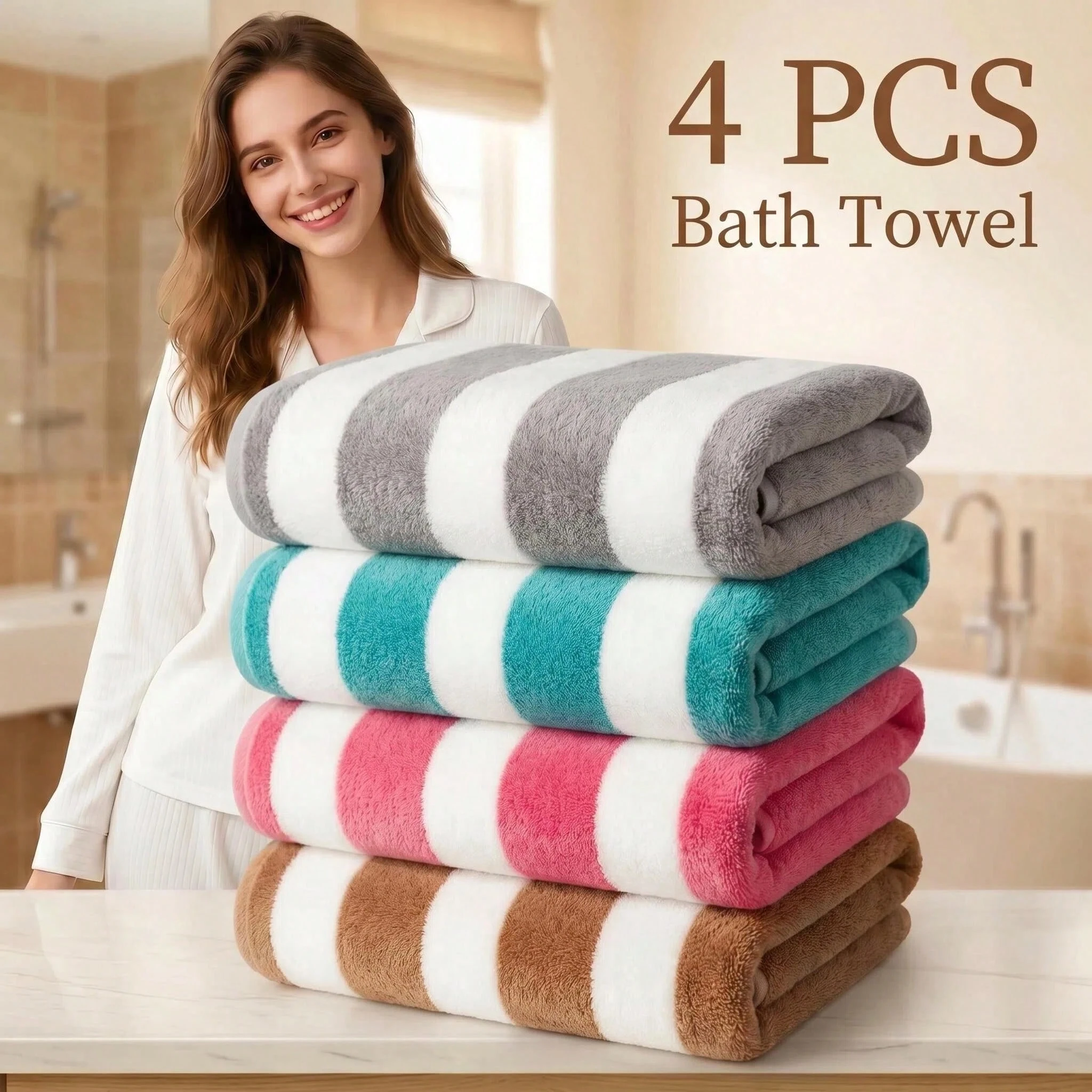 Ultra-Soft  Large Beach Towel  - Home Gym Luxury review and price