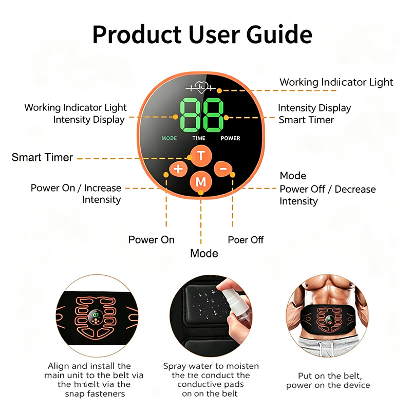Abdominal Toning Belt Smart Ab - Home Gym Needs review and price