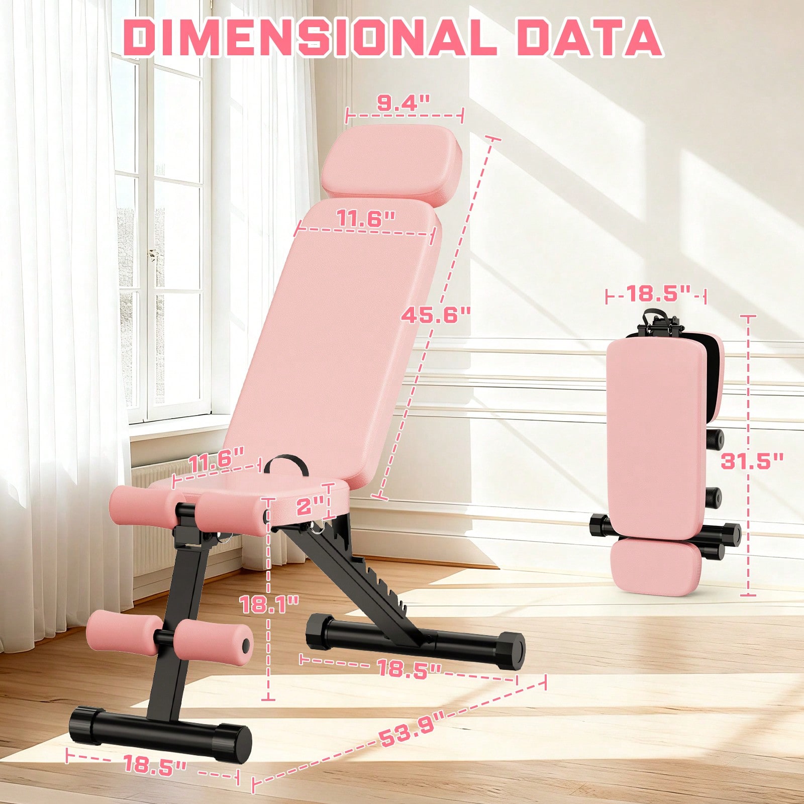 GIKPAL 9 Positions Adjustable  - Home Gym Luxury review and price